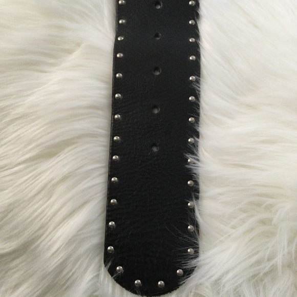 Fossil Braided Studded Leather Belt - Picture 4 of 5